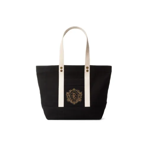 Polo Ralph Lauren Холст Тоут Сумка Женская Черная