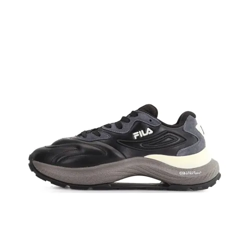 FILA Flusso Icona Low Топ Casual Мужской Черный Серый