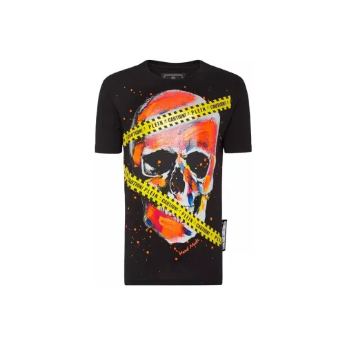 PHILIPP PLEIN Мужские черные рубашки T