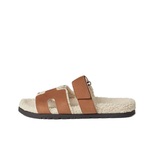 HERMES Chypre Слипоны Мужской Коричневый