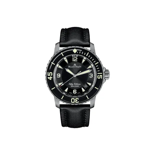 BLANCPAIN Автоматический Механический Часы Мужские FIFTY FATHOMS 45 мм Черные