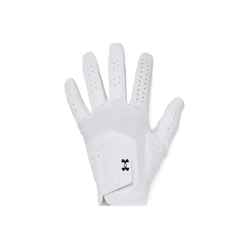 Under Armour Овчина, Синтетическая кожа, Нейлон, Полиуретан Перчатки Белый Мужской