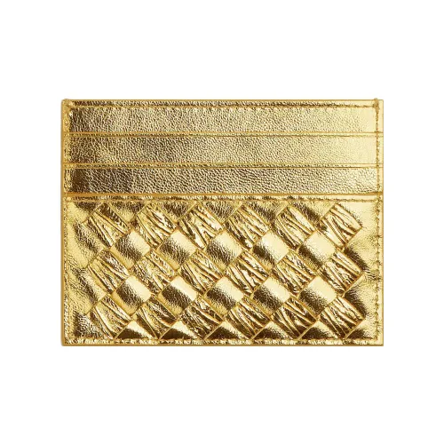 Bottega Veneta Lambskin Картхолдер Женский Золотой