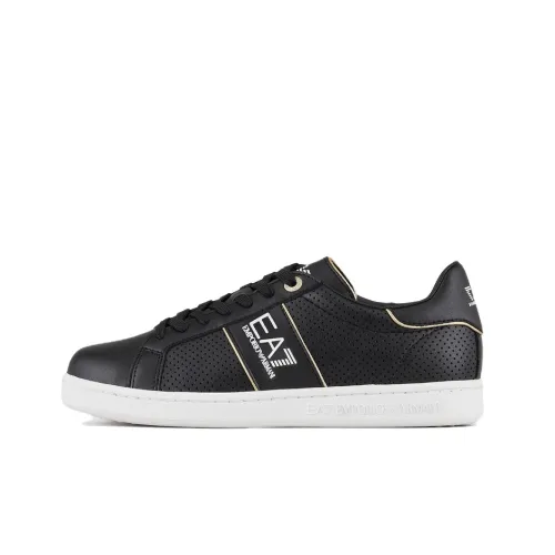 EMPORIO ARMANI EA7 Low Топ Стильные Скейтбординги Унисекс Черный