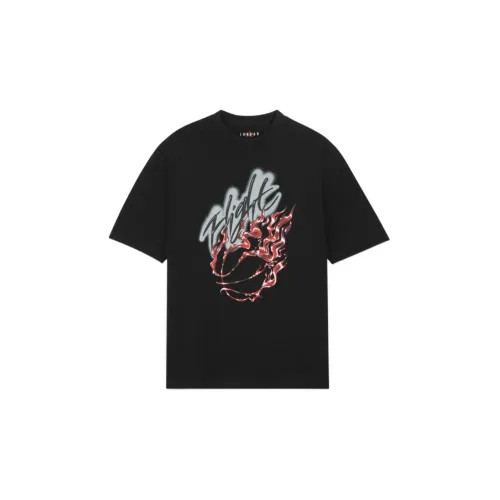 Джордан Travis Scott x Air Jordan Черные Мужские Футболки