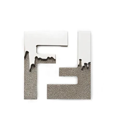 FENDI Ремешок с застежкой Мужской Серебряный