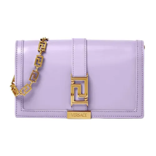 FANSIZHE Greca Goddess Телячья кожа Сумка через плечо Сумка на плечо Маленькая Женская Фиолетовая