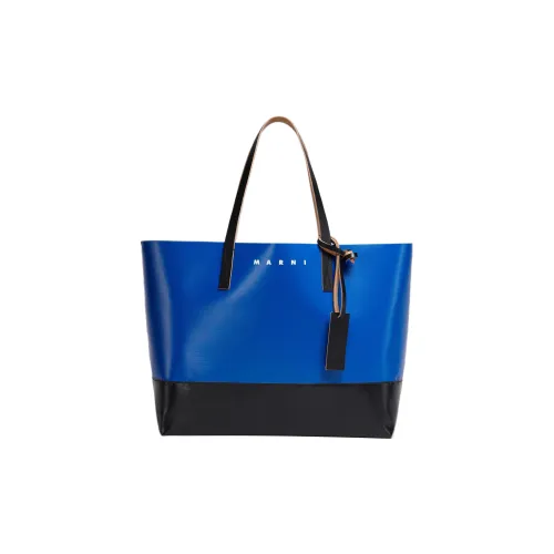 MARNI Полиэстер Тоут Сумка Сумка для покупок Сумка через плечо Сумка Мужская Черная Синяя