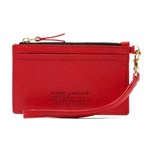 MARC JACOBS Full GRAIN LEATHER Запястье Сумка Клатч Кошелек Женские Красный