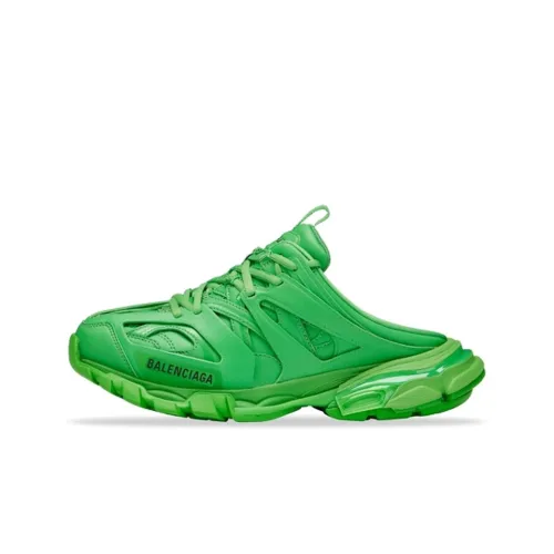 Balenciaga Трек Домашние тапочки Мужской Зеленый