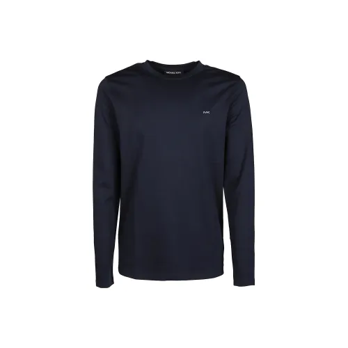 MICHAEL KORS Темно-синие мужские футболки T