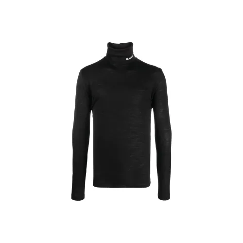 JIL SANDER Мужские черные T-рубашки