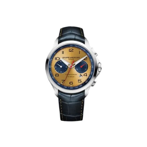Baume & Mercier Автоматический Механический Механизм Мужские Часы 44 мм Желтый