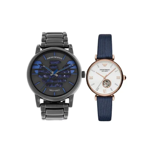 EMPORIO ARMANI Механические часы Movement унисекс, 43 мм, черный