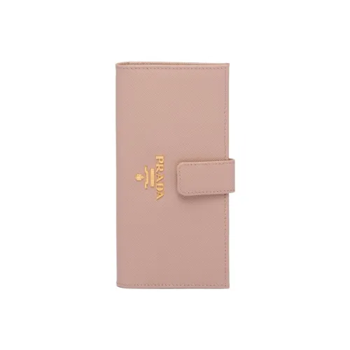 PRADA Saffiano кожа кошелек большой женский розовый