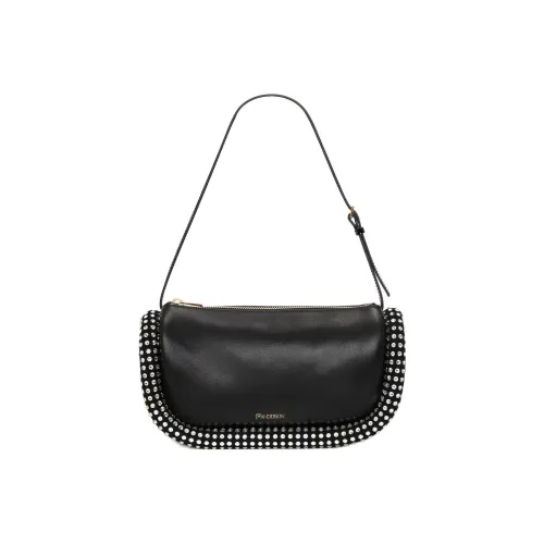 JW Anderson Full с рельефом овечья кожа телячья кожа комбинированная сумка сумка через плечо женская черная