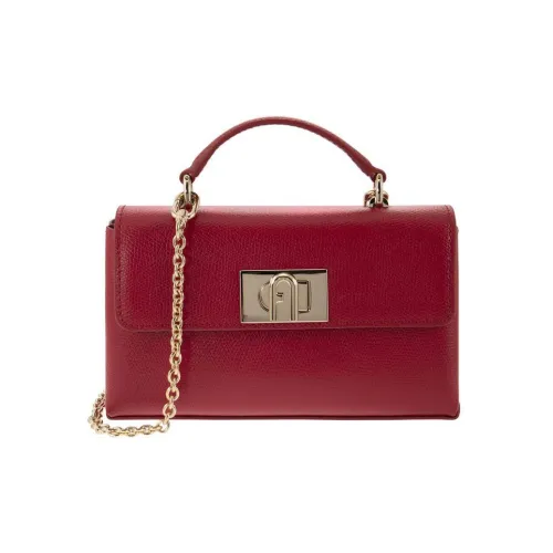 Furla 1927 Collection Кожа Сумка через плечо Сумка Женская Красная