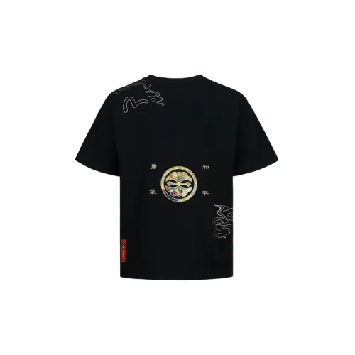 EVISU Мужские черные футболки