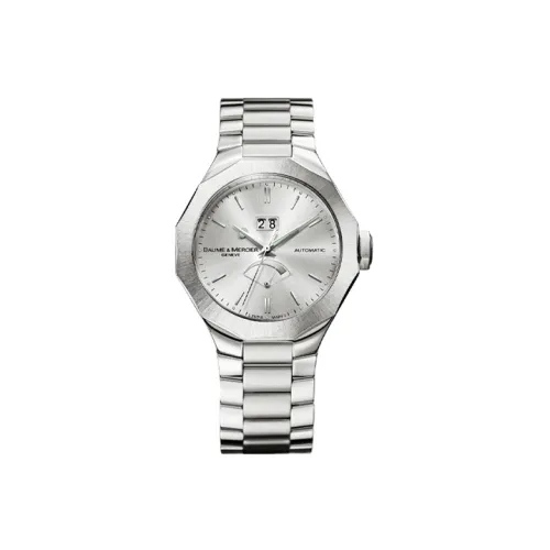 Baume & Mercier Автоматический Механический Механизм Мужские Часы 40 мм Серебряный