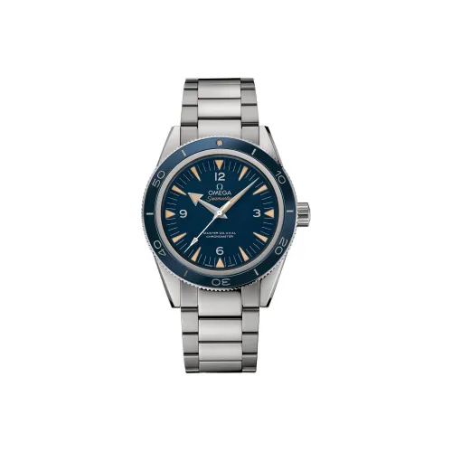 OMEGA Автоматический Механический Часы Мужские 41 мм Синий