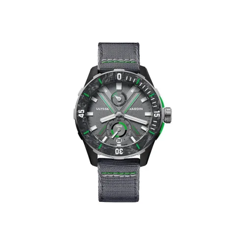ULYSSE NARDIN Автоматический Механический Часы Мужские Nautical Collection 44 мм Серые