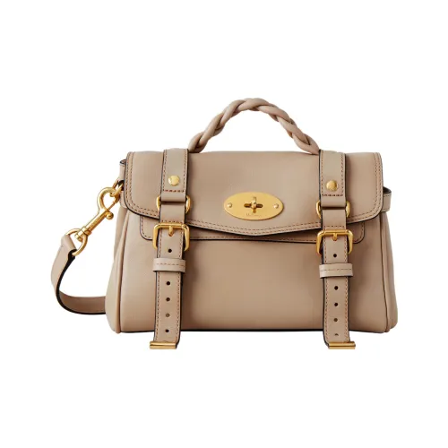 Mulberry Alexa Шелковистый Телячья кожа Сумка через плечо Сумка Мини Женская Кленовый