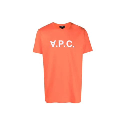 A.P.C SS23 T-Shirt Мужской Оранжевый