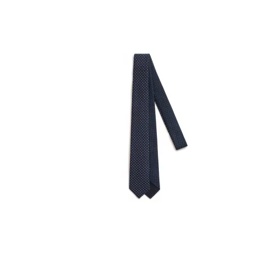 HERMES Ties Dark Blue Men's