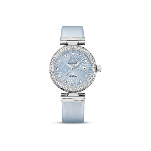 OMEGA Автоматический Механический Movement Женские Часы 34 мм Синие