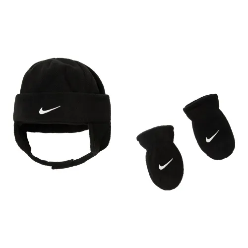NIKE Полиэфирный трикотаж Перчатки Черный Kids