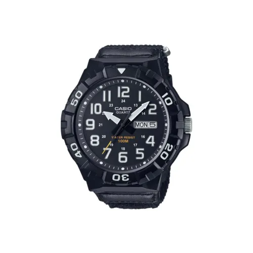 CASIO Кварцевый механизм Смола Корпус Часы Унисекс Черный MRW 210HB 1B
