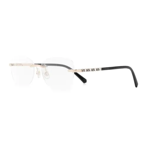 Swarovski Пластина And Металл Рамка Бабочка Очки Рамка Женские Черный