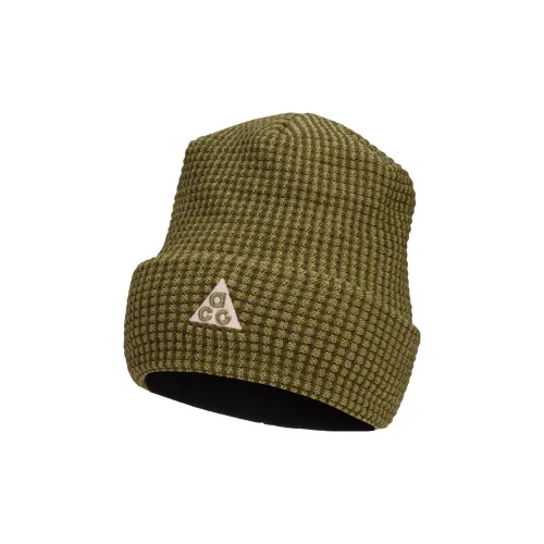 Nike Шапки-бини Грубый зеленый/Дикий зеленый/Оранжево-розовый KIDS