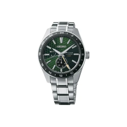 SEIKO Автоматический Механический Механизм Мужские Часы 42,2 мм Зеленый
