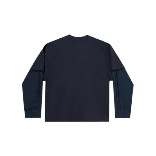 Balenciaga T-Shirt Regular Fit Men's Dark Blue