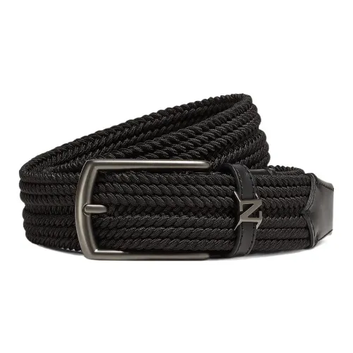 Ermenegildo Zegna Коровья кожа Ремни Черный Унисекс