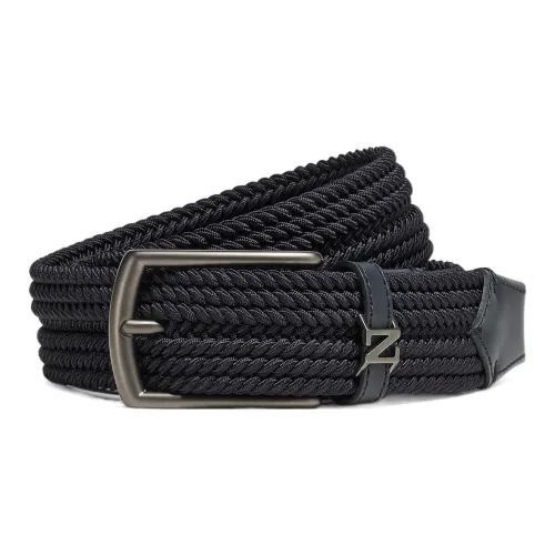 Ermenegildo Zegna Кожаные ремни Морской синий Унисекс