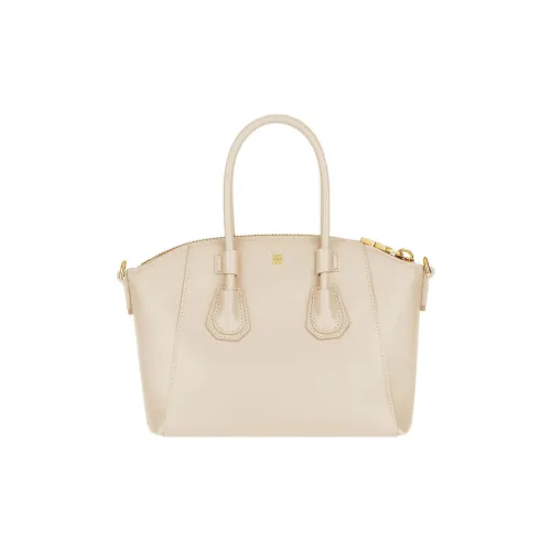 GIVENCHY Antigona Smooth Calfskin Crossbody Bag Mini Shoulder Bag Women's Beige