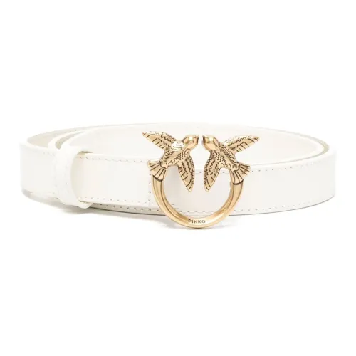 PINKO Ремни из коровьей кожи, белый, женские