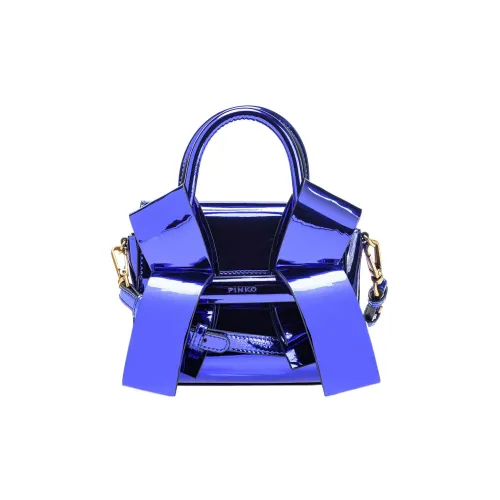 PINKO AIKA Кожа Сумка Мини Женская Синяя Фиолетовая