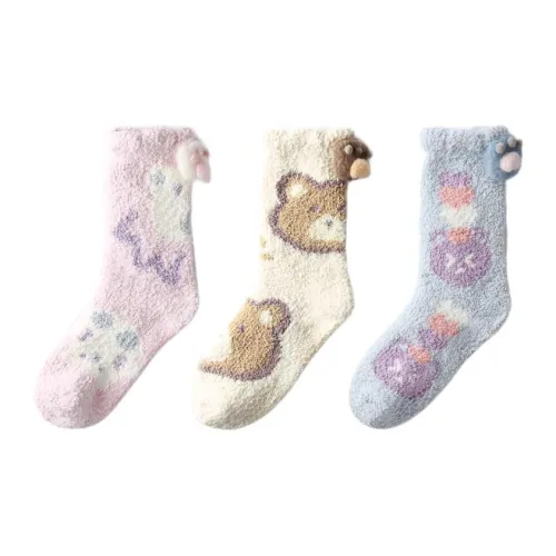 PRIMEET Носки Crew Женские упаковка из 3 пар