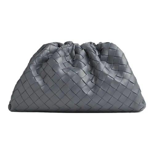 Bottega Veneta Sheepskin Clutch Women's Storm Gray