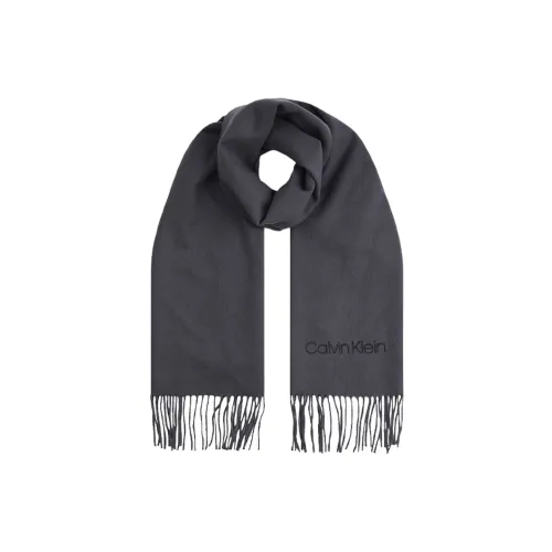 Calvin Klein Wool Knit Шарфы Темно-серый Мужской