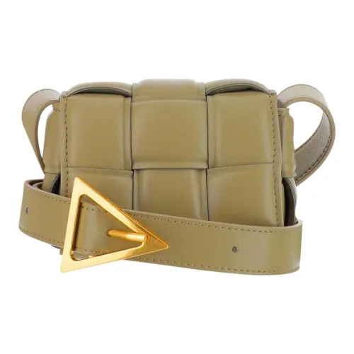 Bottega Veneta Cassette Sheepskin Сумка через плечо Мини Женская Тауповая