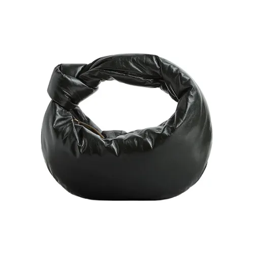 Bottega Veneta Jodie Телячья кожа Сумка Мини Женская Темно-зеленая