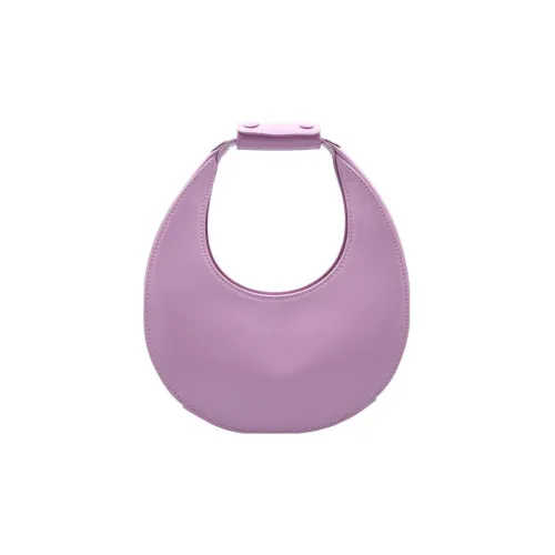 Staud Коровья кожа Полумесяц Сумка Сумка через плечо Сумка для женщин Фиолетовый