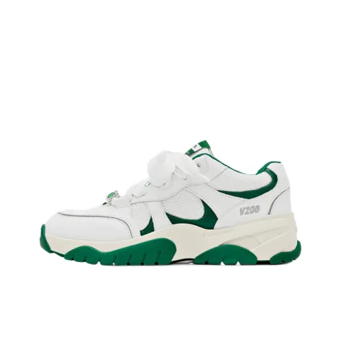 Axel Arigato Catfish Амортизация Низкий Топ Спортивная Повседневная Обувь Женская Белый Зеленый