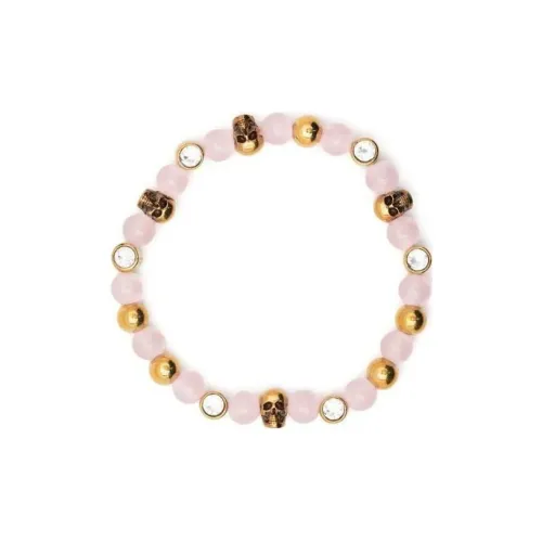 Alexander McQueen Металлические браслеты розовые женские