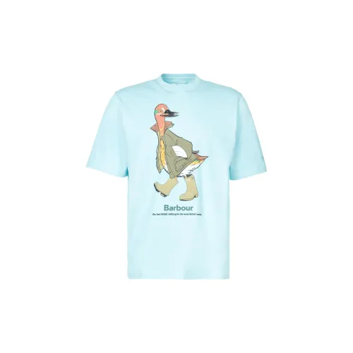 BARBOUR X NOAH T-Shirt Унисекс Синий