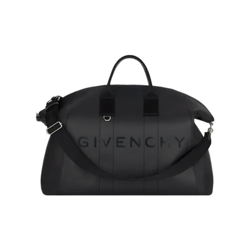 Givenchy Antigona Покрытый холст Сумка через плечо Сумка среднего размера Женская Черная